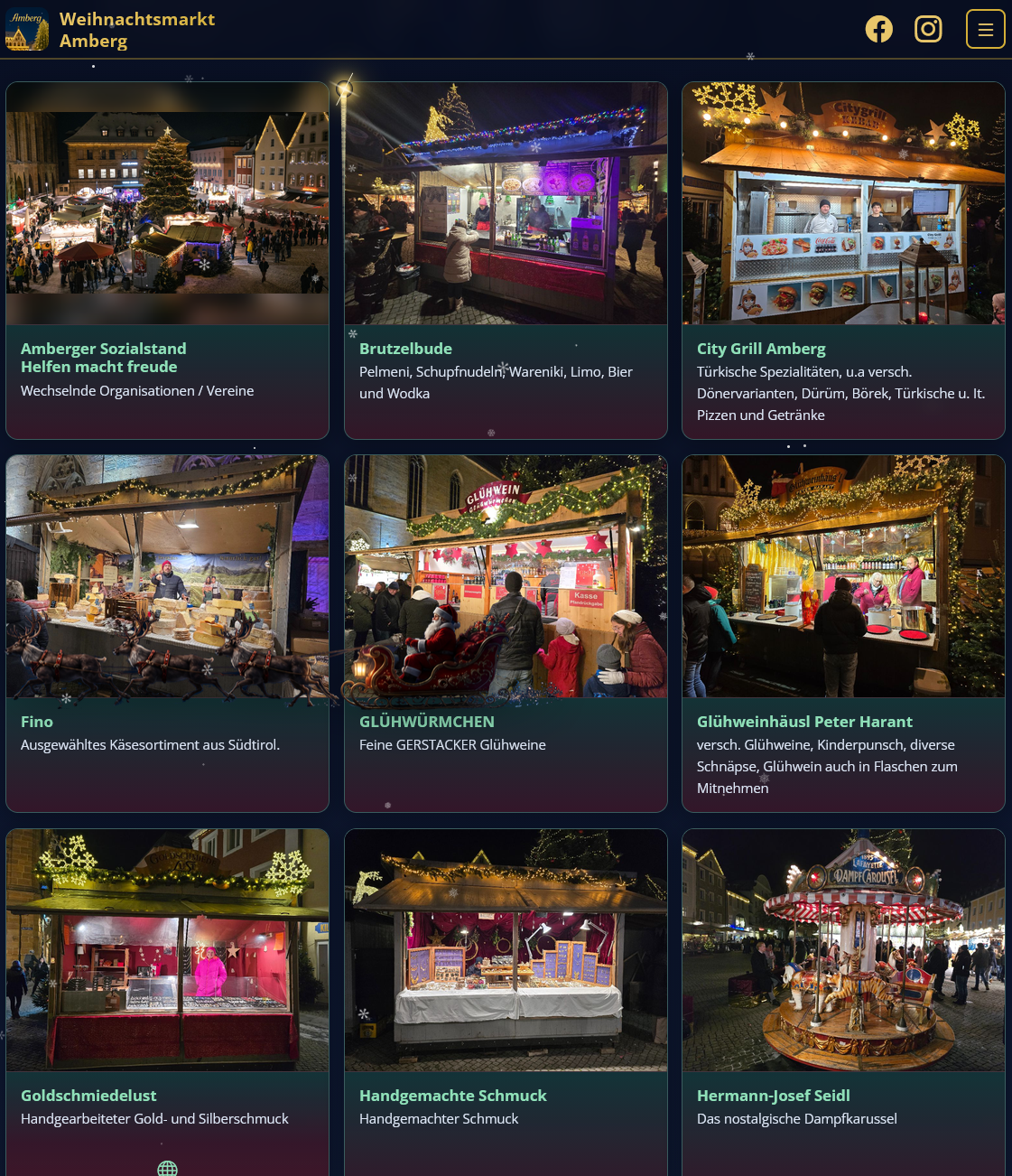 Amberger Weihnachtsmarkt Vorschau